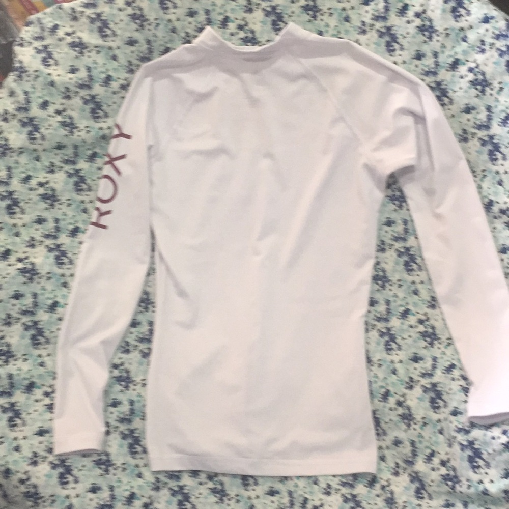 White Roxy Rashguard - Picture 3 of 5